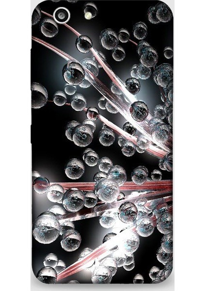 Turkcell T70 Kılıf - Damla Demeti Desenli Arka Kapak