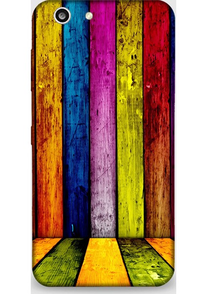 Turkcell T70 Kılıf - Boyalı Tahtalar Desenli Arka Kapak