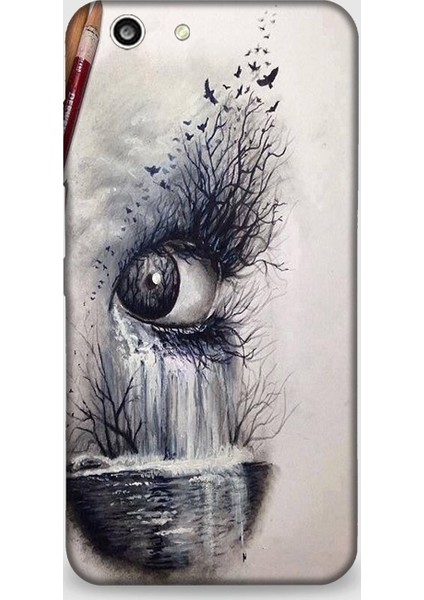 Turkcell T70 Kılıf - Sanat Desenli Arka Kapak