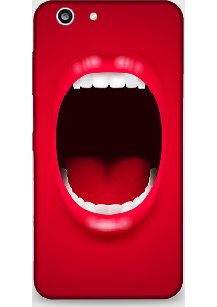 Turkcell T70 Kılıf - Ağız Desenli Arka Kapak