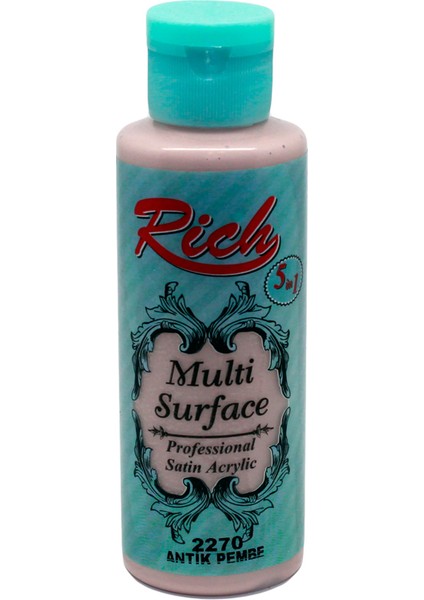 Multi Surface 2270 ANTİK PEMBE Akrilik Boya 130cc