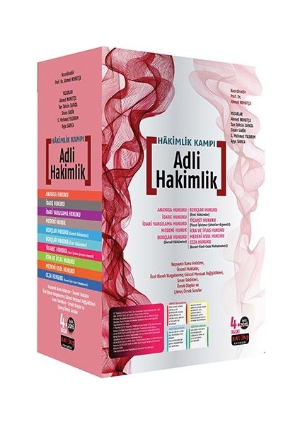 Adli Hakimlik Kampsensus Konu Ve Çıkmış Sorular Seti - Eylül 2016