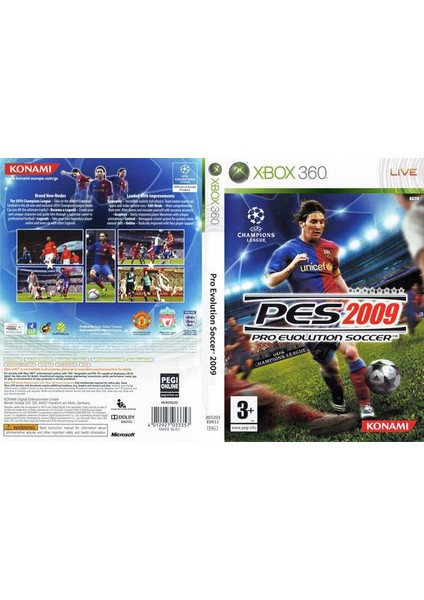Pro Evolation Soccer Pes 2009 Xbox 360 fiyatları