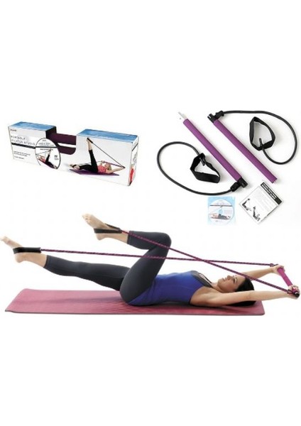 Pilates Egzersiz Aleti Pilates Portable Dvd'Li