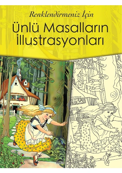 Ünlü Masalların İllüstrasyonları - Renklendirmeniz İçin