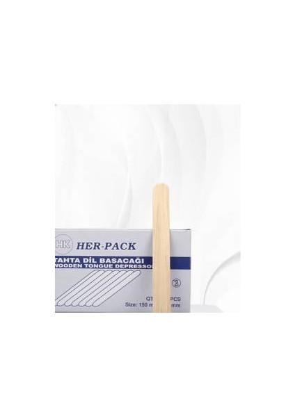 Tahta Dil Basacağı Ağda Spatulası 100 Adet