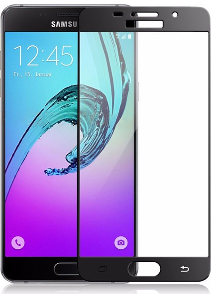 Samsung Galaxy A3 2016 3D Kavisli Temperli Cam Ekran koruyucu Film