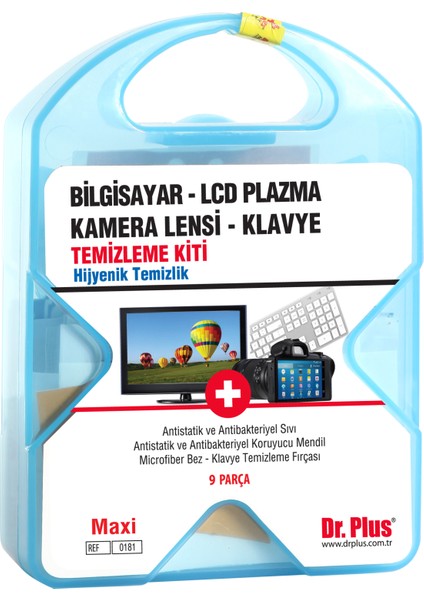 Dr Plus Bilgisayar - Lcd - Plazma - Kamera Lensi  Temzileme Kiti  ''Hijyenik Temizlik''