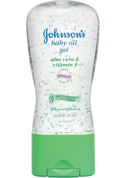 Johnsons Baby Aloe Vera Ve Vitamin E Bebek Yağı Jel 192 ml