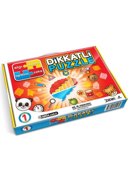 Dikkatli Puzzle - Dikkati Güçlendirme Seti - Osman Abalı