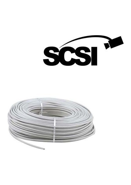 Scsı Cctv Kablo 2+1 100 Metre 0,50 A Kalite