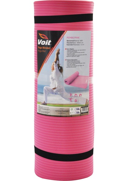 Nbr Yoga Mat Pembe Unisex Mat 1DYAKMM124-PEM