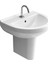 S50 Lavabo 55 Cm Orta Armatür Delikli Su Taşma Delikli 1