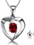 Gümüş Yakut Kalp Kolye Loveit 1