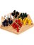 Ahşap Hexagon Çin Daması ve Solo Test Chinese Checkers Game 1