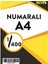 Numaralı A4 Kağıt 80 Gr Dikey 1-400 Sayfa 1