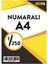 Numaralı A4 Kağıt 80 Gr Dikey 1-250 Sayfa 1