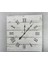 Ahşap Kare Duvar Saati 1