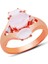 Oval Üç Taşlı Gümüş Yüzük (GY00299) 1
