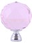 Pembe Krom 30 mm Küre Düğme 1