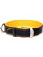 Leather Collar Terranova Flat 40Cm X 20Mm Sıyah/Turuncu 2