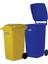 Uçak Plastik Çöp Konteyner Yeşil 240 Lt. 1