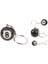 6'lı Paket Bilardo Topu Anahtarlık 010031 1