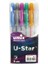 U-Star Simli Jel Kalem 6'lı Paket 1