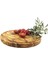 Zeytin, Yuvarlak, Oluklu Steak / Pizza Tahtası Orta ( 25 cm ) 1