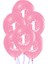 1 Birthday Balon - Pembe 1