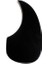 A-025Cp Gitar Pickguard Koruyucu Siyah 1