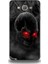 Samsung A8 Kılıf - Red Eyes Skull Desenli Arka Kapak 1