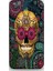 Turkcell T60 Kılıf - Flowers Skull Desenli Arka Kapak 1