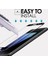 Samsung Galaxy A3 2016 3D Kavisli Temperli Cam Ekran koruyucu Film 4