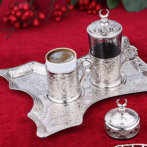 Royal Windsor Kaftan Şeklinde Bakır Keyfi Kahve Seti Fiyatı