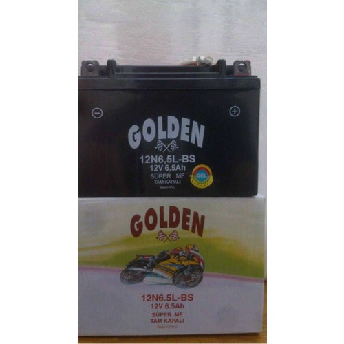Golden 12 Volt 6.5 Amper Motosiklet Aküsü Golden (2 Yıl Fiyatı