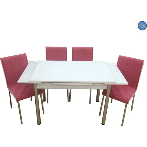 Evistro Açılır Ahşap Mutfak Masa Sandalye Takımı 6+1 Fiyatı