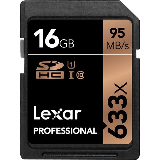 Lexar 16GB 633X Professional SDHC Hafıza Kartı UHS-1 Class10 U1 (LSD16GCBEU633)