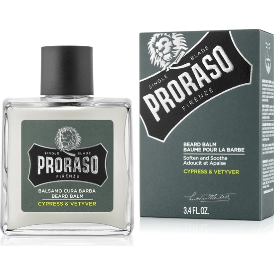 Proraso Sakal Balsamı - Cypress Vetyver 100 ml.