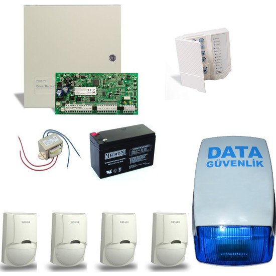 DSC Alarm Sistemi Set 4 Data Güvenlik Fiyatı Taksit Seçenekleri