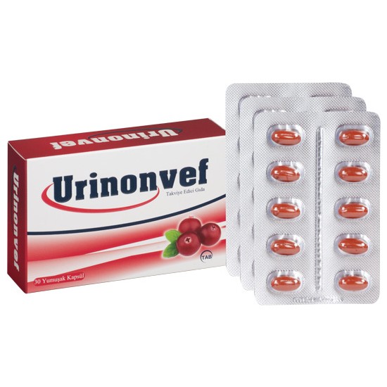 Urinonvef Cranberry 30 Kapsül