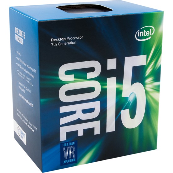 Intel Kaby Lake Core i5 7500 3.4GHz 6MB Cache LGA1151 İşlemci
