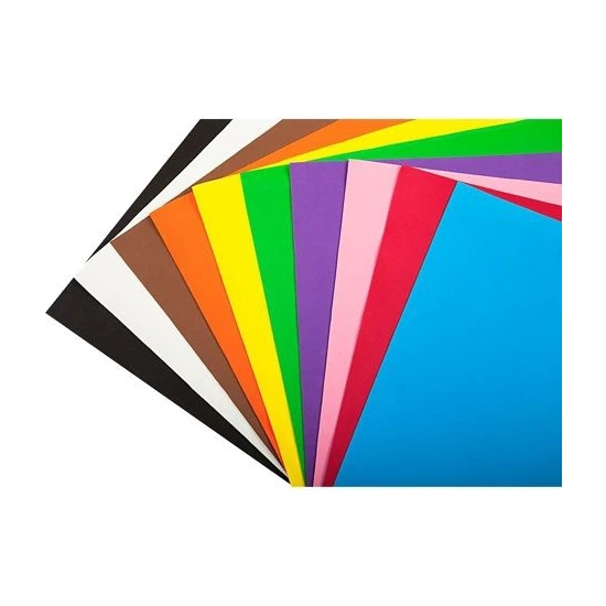 Bigpoint Fon Kartonu 50 x 70 Cm Karışık Renkler 10'lu Paket