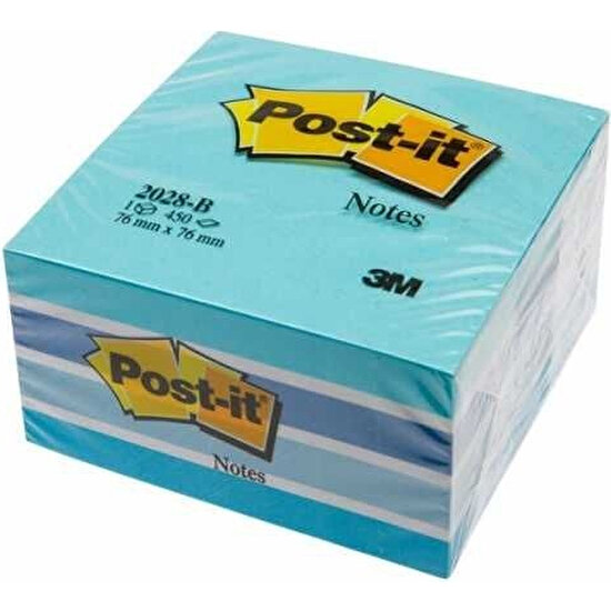 Post-It 2028B Not Kağıdı 76 x 76 Mm Mavi 450 Yaprak