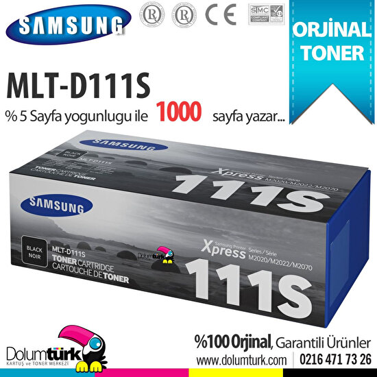 Samsung MLT-D111S / Xpress M2020 / M2022 / M2070 Orjinal Toner