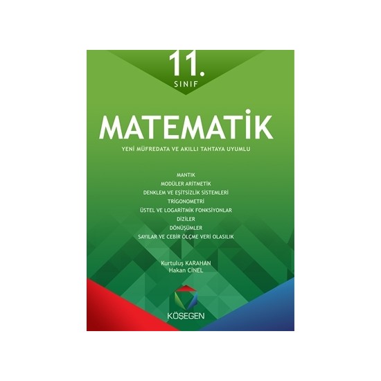 Köşegen Yayınları Matematik Fasikül Seti 11.Sınıf -Köşegen Yayınları