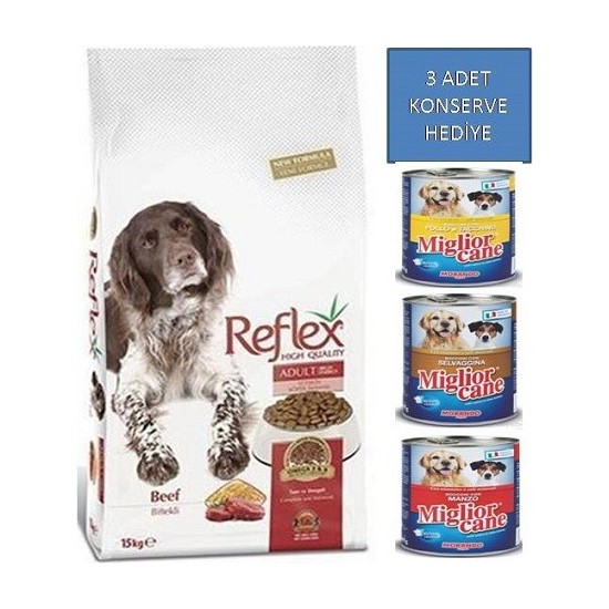 Reflex Yüksek Enerjili, Biftekli Yetişkin Köpek Maması 15 Kg Fiyatı