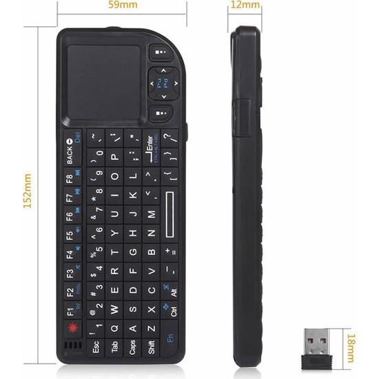 Microcase Bluetooth Wifi Mini Akıllı Smart TV Klavyesi Fiyatı