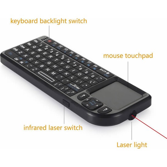 Microcase Bluetooth Wifi Mini Akıllı Smart TV Klavyesi Fiyatı