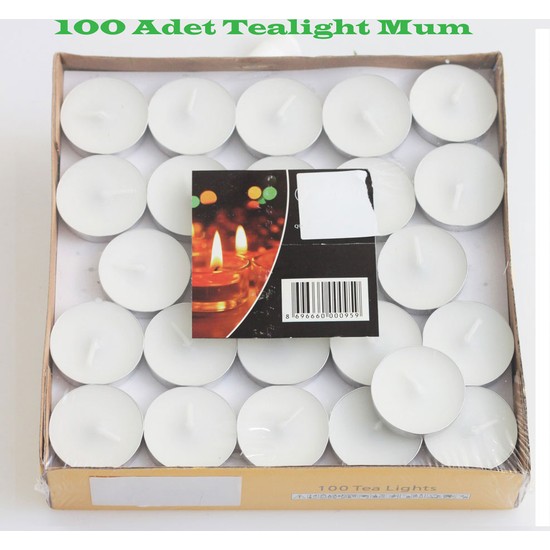 İkigünde Tealight Mum Beyaz 100 Adet Fiyatı Taksit Seçenekleri 